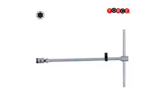 Force T-handle socket wrenches with cardan joint (450mmL)
