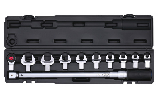 Torque wrench set 14x18 with plug inserts 68-340 Nm 11-pcs