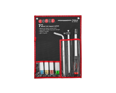 Force 7 Piece Wheel Nut Wrench Set (Bag)