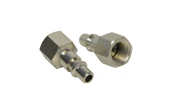 Adapter 1/4 inch male female thread 1/4 inch 2 pieces