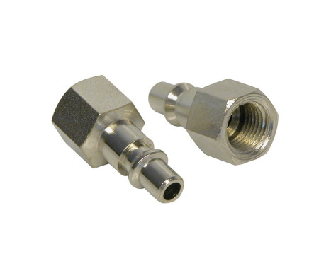 Adapter 1/4 inch male female thread 3/8 inch 2 pieces