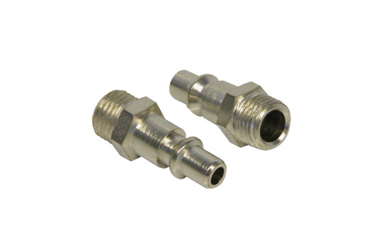 Adapter 1/4 male male thread 1 / 4inch 2 pieces