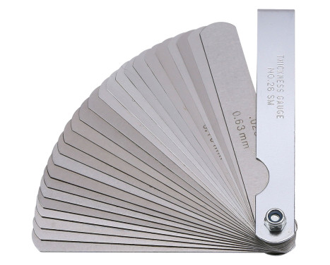 Feeler gauge 26 pcs.