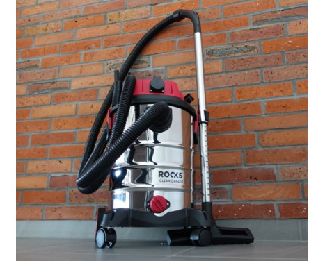 Rooks Dry and Wet 1400W-30L-HEPA Workshop Vacuum Cleaner