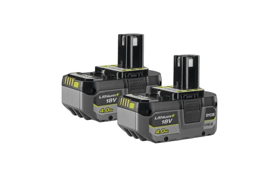 Ryobi ONE+ 18V 2X 4.0Ah Lithium+ battery
