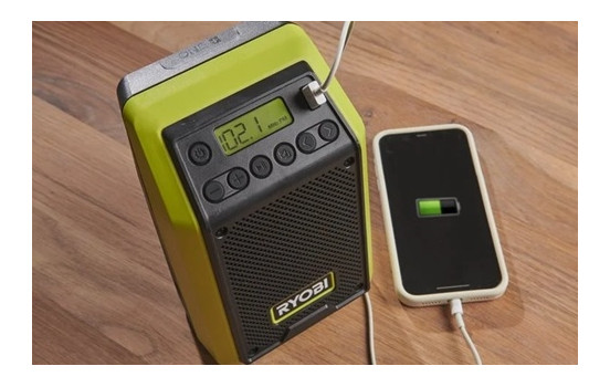 Ryobi ONE+ 18V Battery radio with Bluetooth (excl. battery), Image 4