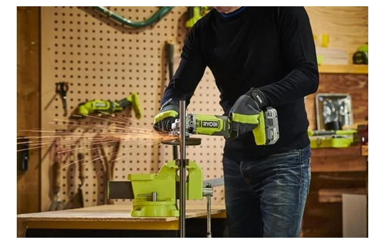 Ryobi ONE+ 18V Cordless 125mm Angle Grinder (excl. battery), Image 4