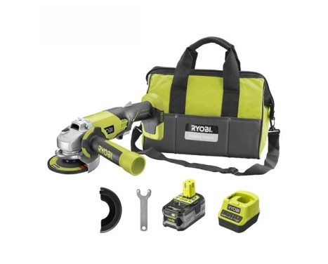 Ryobi ONE+ 18V Cordless Angle Grinder (incl.1x 4.0Ah battery), Image 2