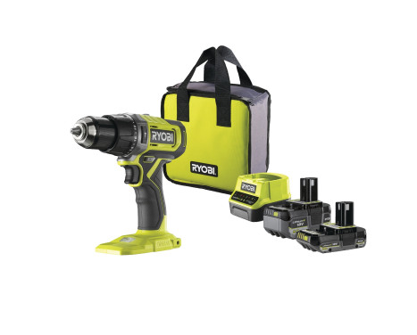 Ryobi ONE+ 18V Cordless Hammer Drill (incl. 1x 5.0Ah & 1x 2.0Ah batteries)