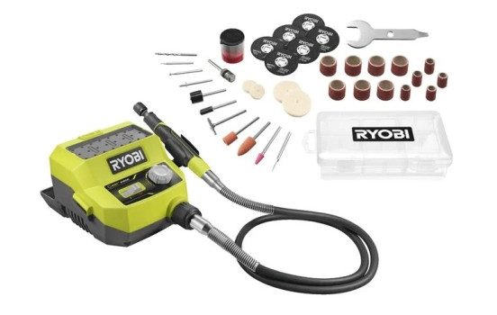 Ryobi ONE+ 18V Cordless Rotary Tool, with 35 accessories (excl. battery)