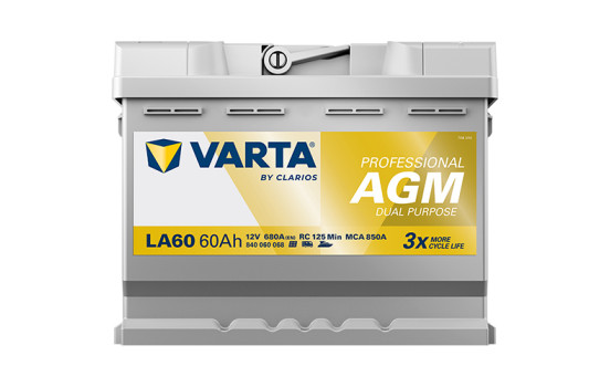 Varta PROFESSIONAL AGM 840060068 battery, Image 3