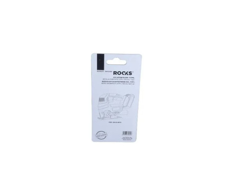 Rooks Jigsaw blade Hss, Type T, Metal and composite, 8 Tpi X 100 Mm, Kpl 5 pieces, Image 2