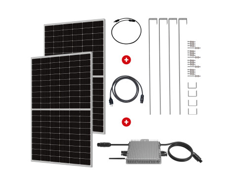 Absaar Solar panels 600W incl. cable and mounting, Image 2