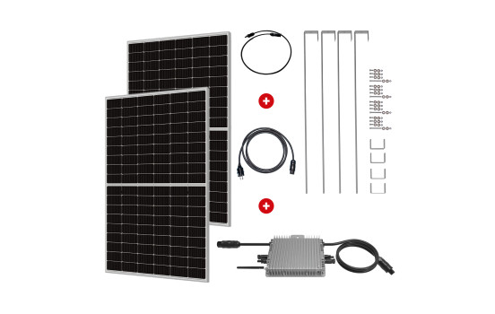 Absaar Solar panels 600W incl. cable and mounting, Image 2