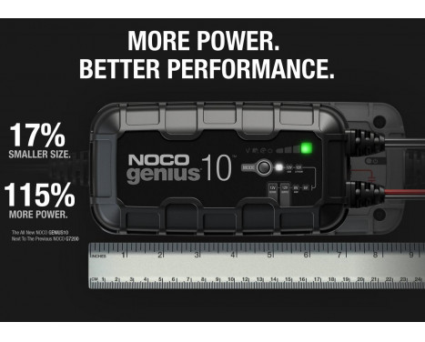 Noco Genius Smart Battery Charger G10EU 6V and 12V 10-Amp (EU plug), Image 14