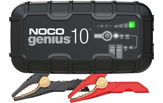 Noco Genius Smart Battery Charger G10EU 6V and 12V 10-Amp (EU plug)