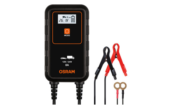 Osram battery charger 12/24 volt 8 amps