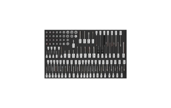 Force 1/2" Bit socket set 114-piece (EVA)