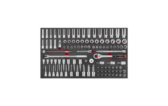 Force 1/2" Socket and Key Set 106 Piece (EVA)