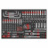 Force 1/4" & 3/8" Socket and Wrench Set 175 Piece (EVA), Thumbnail 2