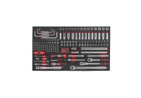 Force 1/4" & 3/8" Socket and Wrench Set 192 Piece (EVA)