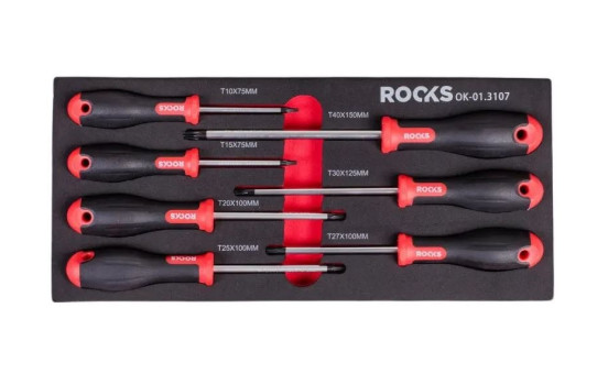 Rooks Torx screwdriver set, 7-piece