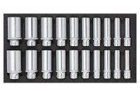 Sonic Socket set 1/2", SFS 1/3 Long 20-piece