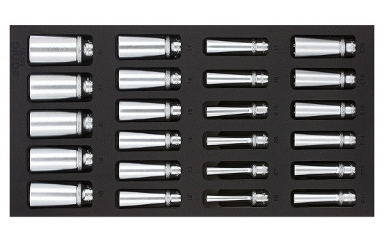 Sonic Socket Set 3/8", SFS 1/3 Long 23-Piece