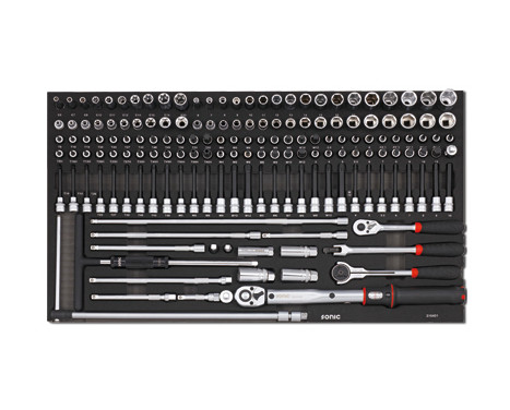 Sonic Socket set 3/8", SFS Jumbo 164-piece