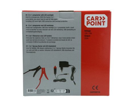 Carpoint Jumpstarter 2in1 LED 12V/7AH 250AMP, Image 8