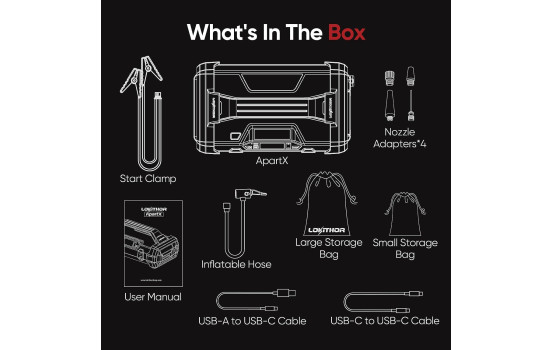 Lokithor ApartX Jumpstarter excl. battery, Image 5