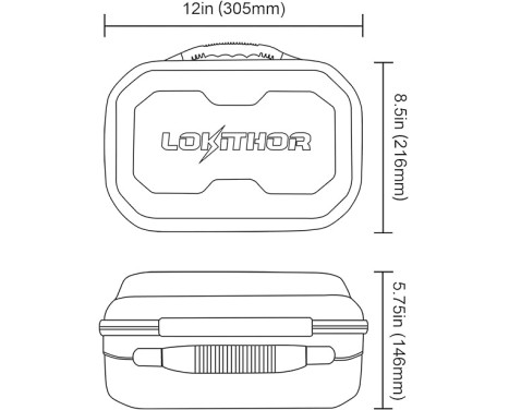Lokithor JA-series EVA protective case, Image 3