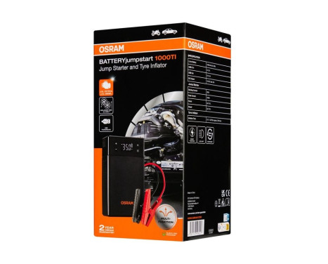 Osram 1000TI Jumpstarter/Powerbank with built-in tire pump, Image 10