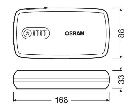 Osram OBSL300 jump starter, Image 6