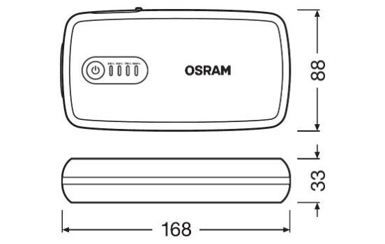 Osram OBSL300 jump starter, Image 6