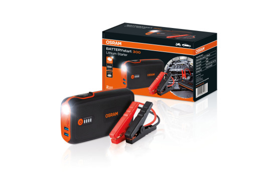 Osram OBSL300 jump starter, Image 2