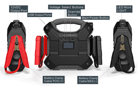 Rodac jump starter 12/24V, Image 2