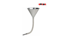 Flexible funnel metal
