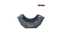 Wheel axle oil drip tray