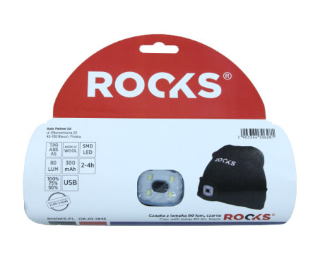 Rooks Hat LED lamp 80 lum - Black, Image 6