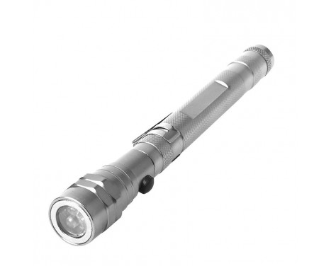 Telescopic flashlight 3LED with magnet