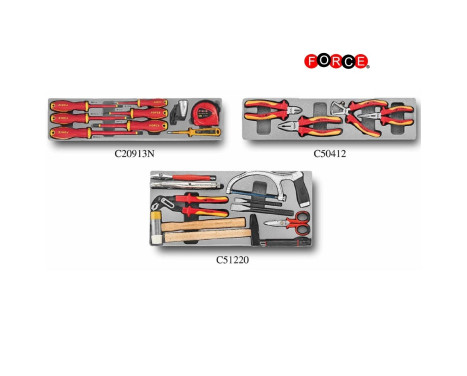 Force Toolbox insulated Tools 3 layers 25 pieces, Image 2