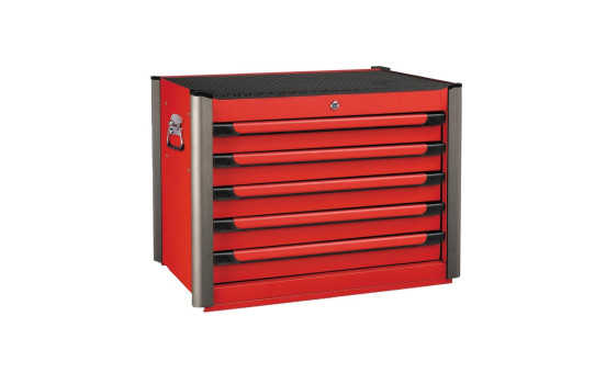 Red tool box with 5 drawers