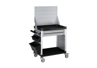 Service cart with 2 drawers