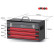 Wall cabinet with 3 drawers Red and Black (gloss lacquer), Thumbnail 3