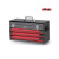 Wall cabinet with 3 drawers Red and Black (gloss lacquer), Thumbnail 4