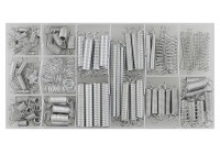 Assortment of tension and compression springs 200 pieces