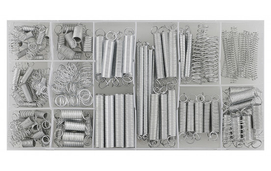Assortment of tension and compression springs 200 pieces