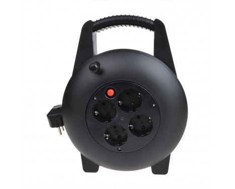 Cable reel Schuko 4-way 10M, Image 2