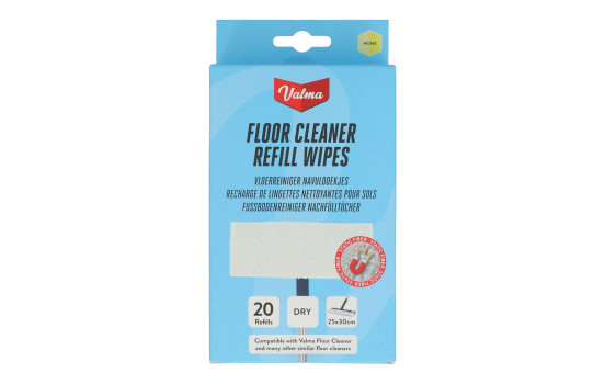 Valma Dry Refill Cloths Floor Cleaner 20 pieces, Image 2